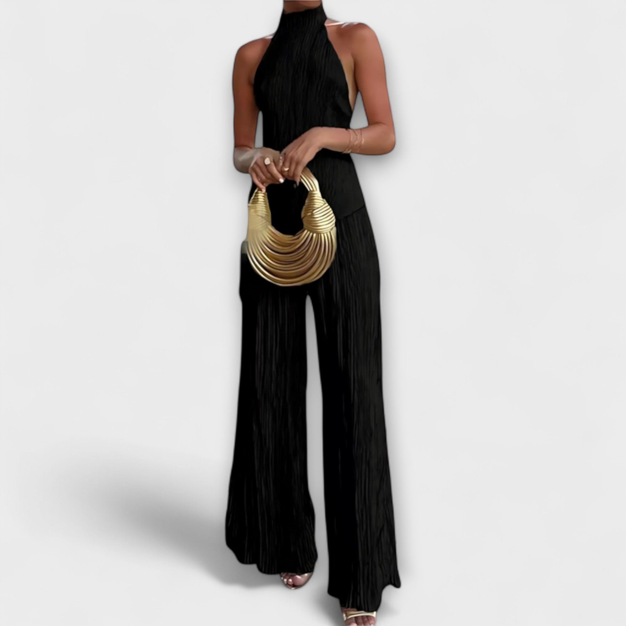 Pilarica - Elegantes plissiertes asymmetrisches Set Nora Zurich
