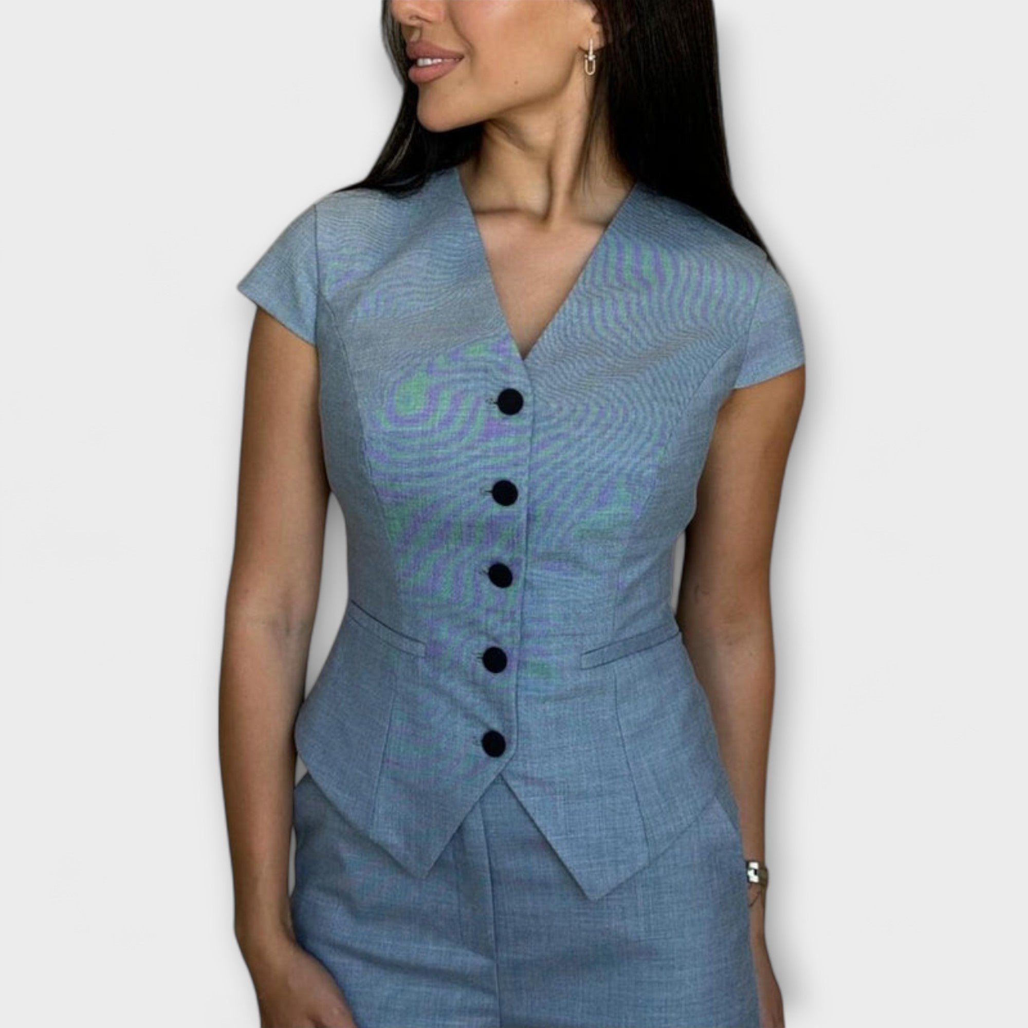 Ivy - Schickes V-Ausschnitt-Top und Hosen-Set Nora Zurich