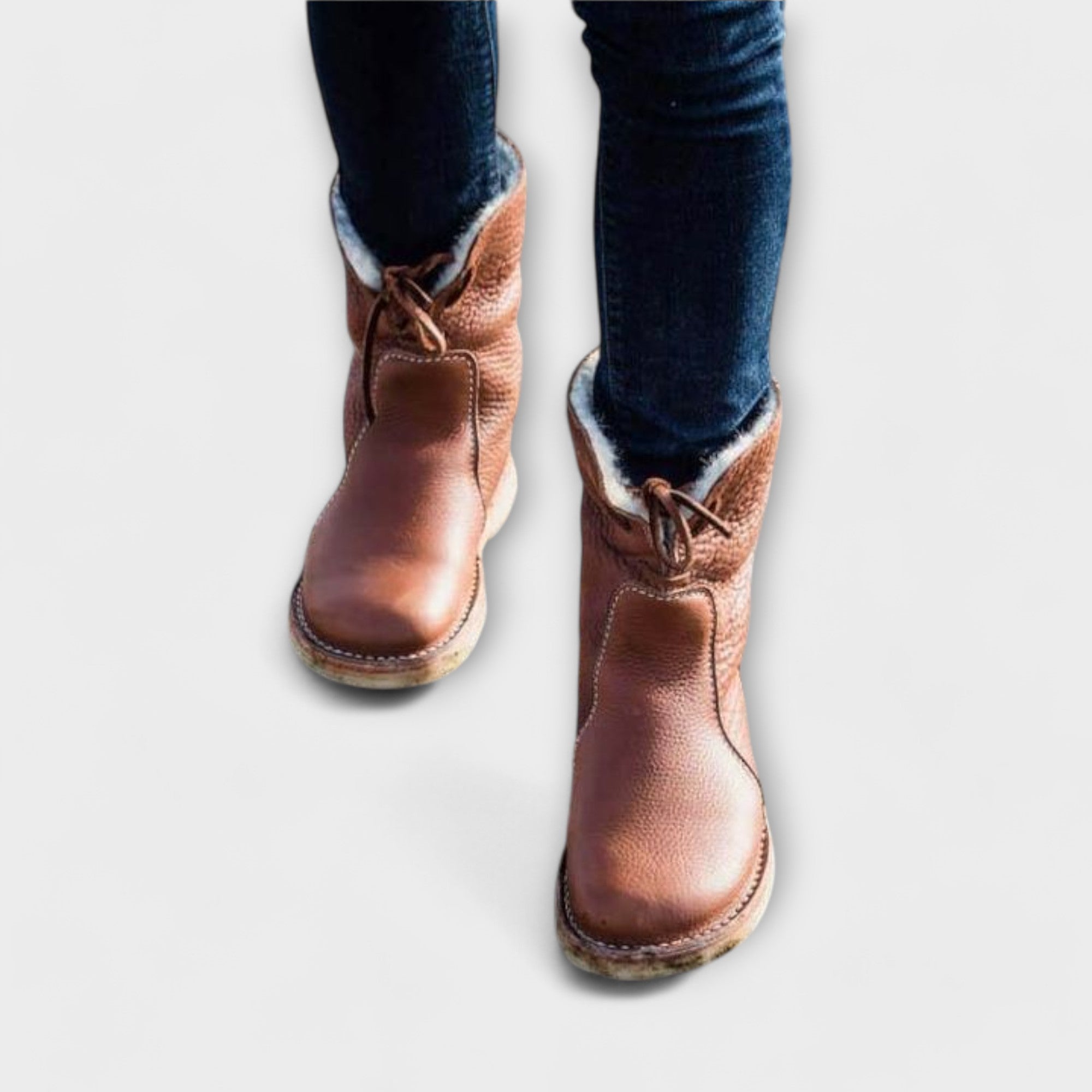 Wasserdichte Stiefel mit Wollfutter
