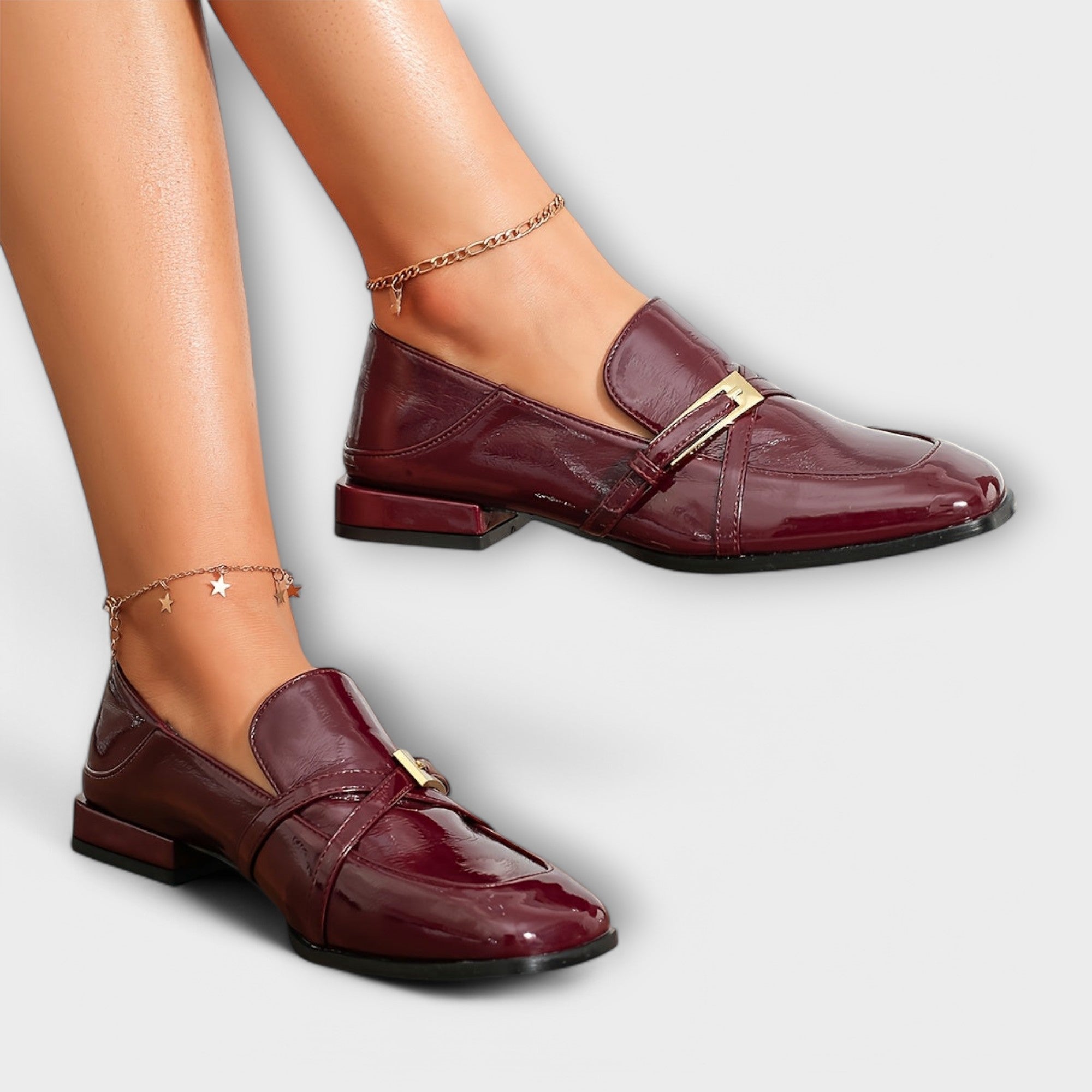 Burgunder Loafer