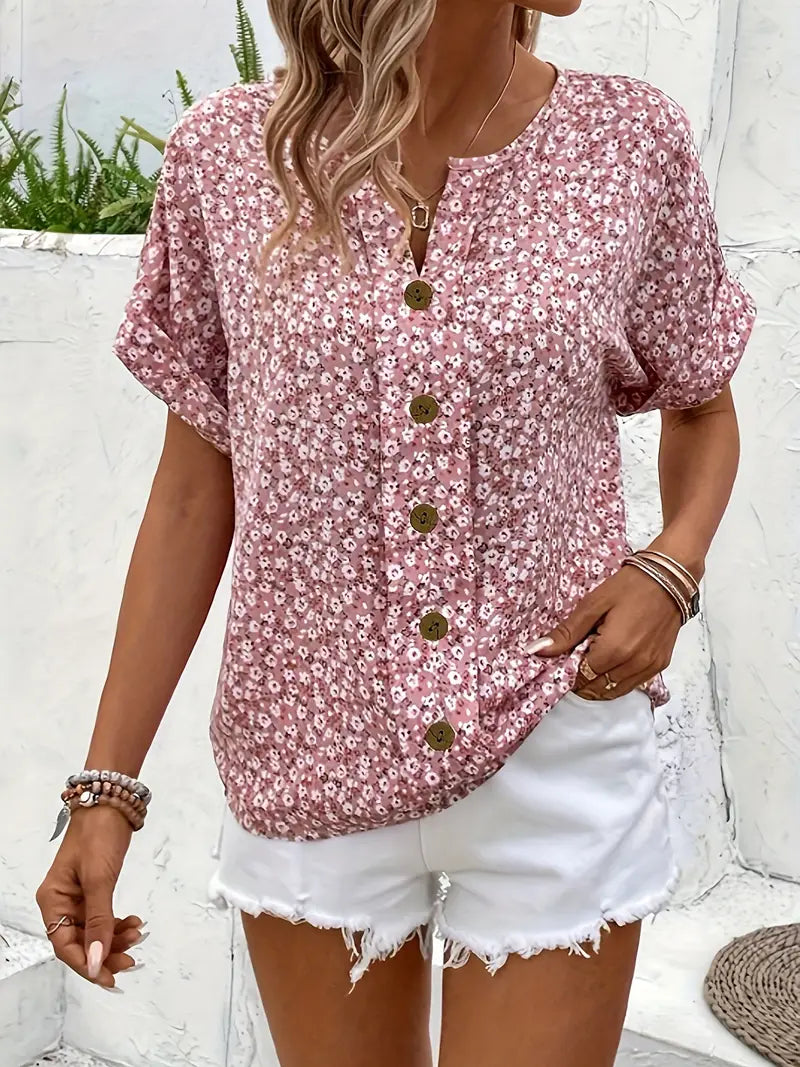 Verna™ - Schicke Bluse mit floralem Druck