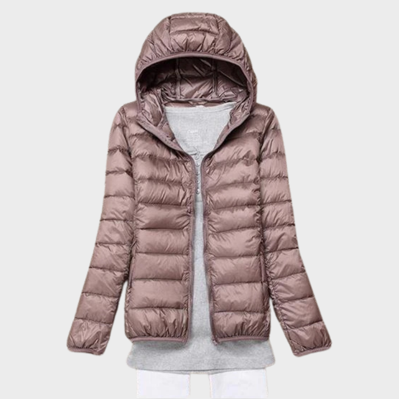 Birgitt – Elegante Daunenjacke mit langen Ärmeln