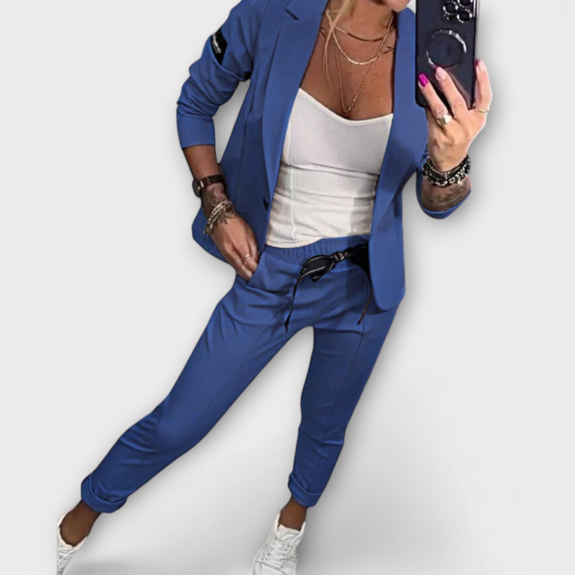 Malou - Koordiniertes Set aus Top, Jacke und Hose Nora Zurich