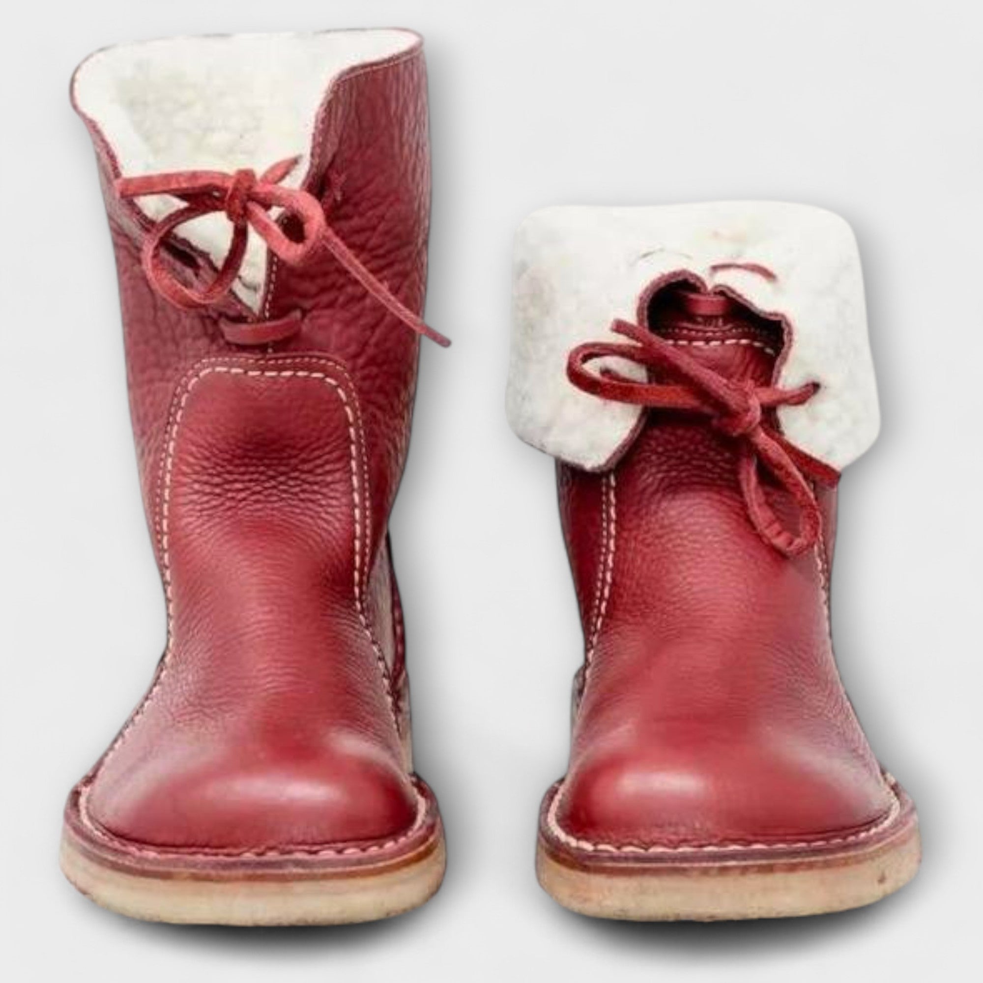 Wasserdichte Stiefel mit Wollfutter