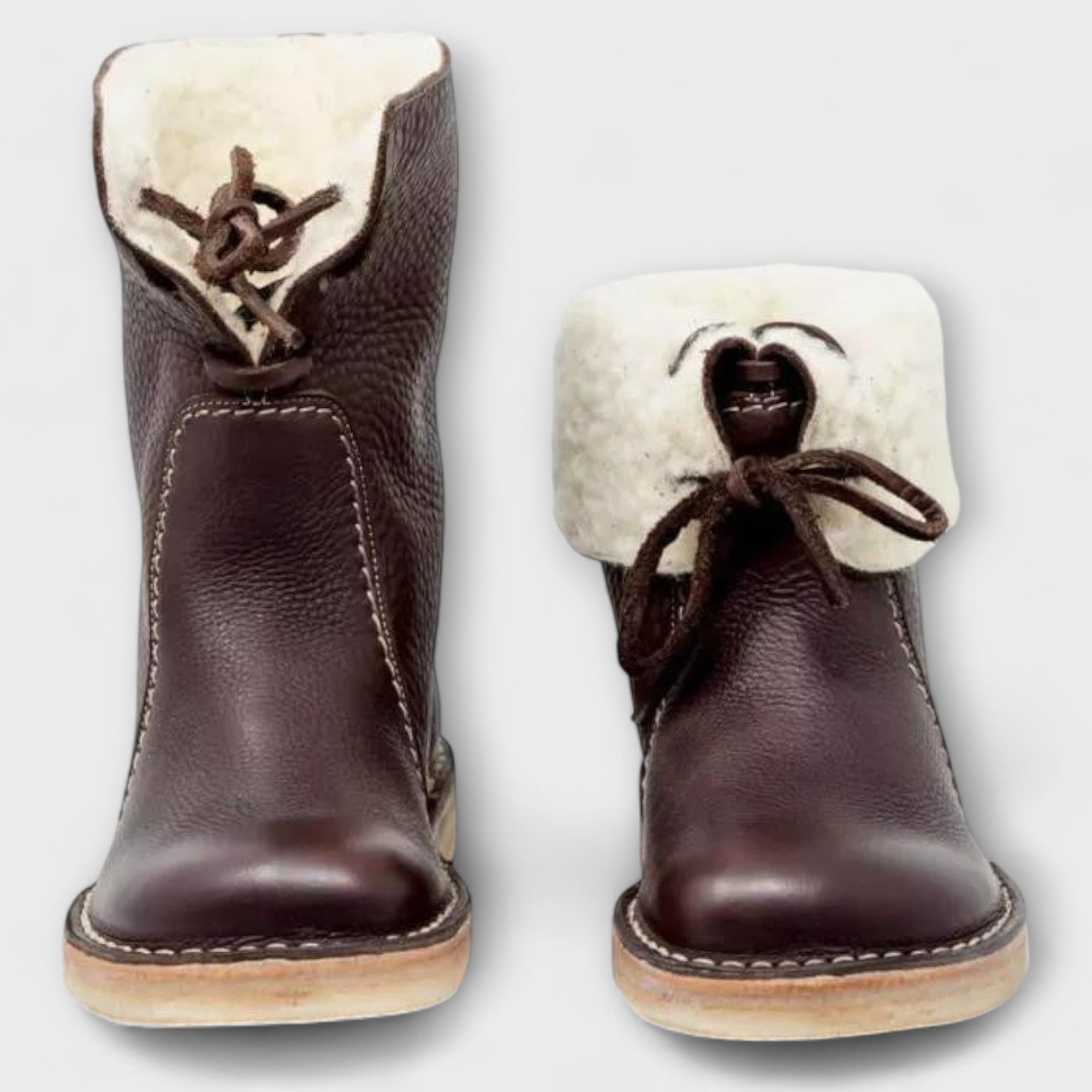 Wasserdichte Stiefel mit Wollfutter