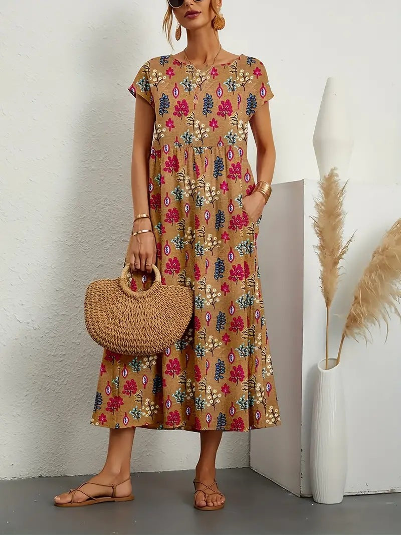 Melody | Bequemes Sommerblumenkleid