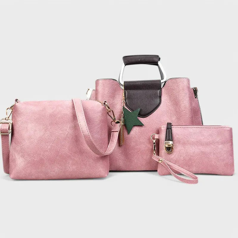 Nora. - 3-teiliges Taschen-Set mit Stern Nora Zurich