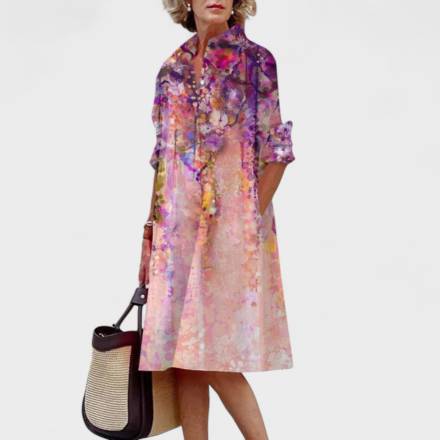 Eloria – Traumhaftes Blumenhemdkleid