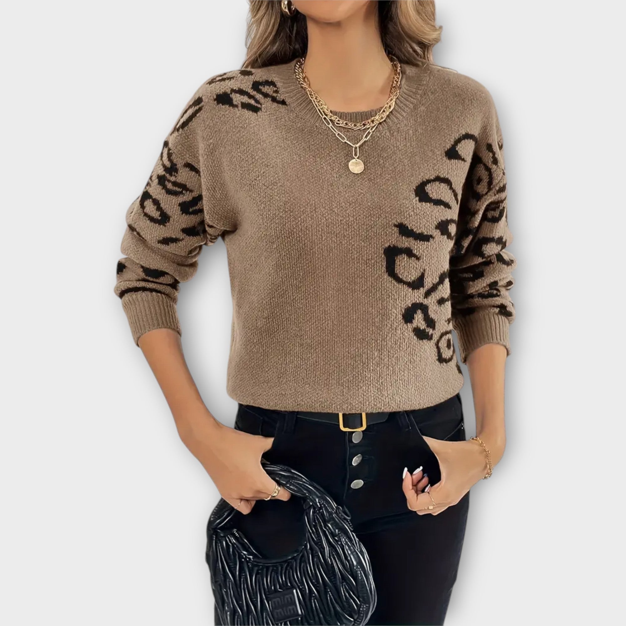 Bequemer Pullover mit Löwenmotiv Nora Zurich