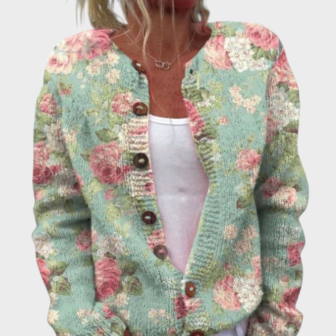 Vera - Herbst-Blumen-Cardigan Nora Zurich