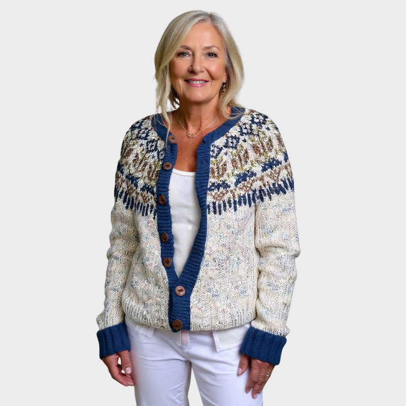 Hailey - Vintage Isländische Strickjacke Nora Zurich