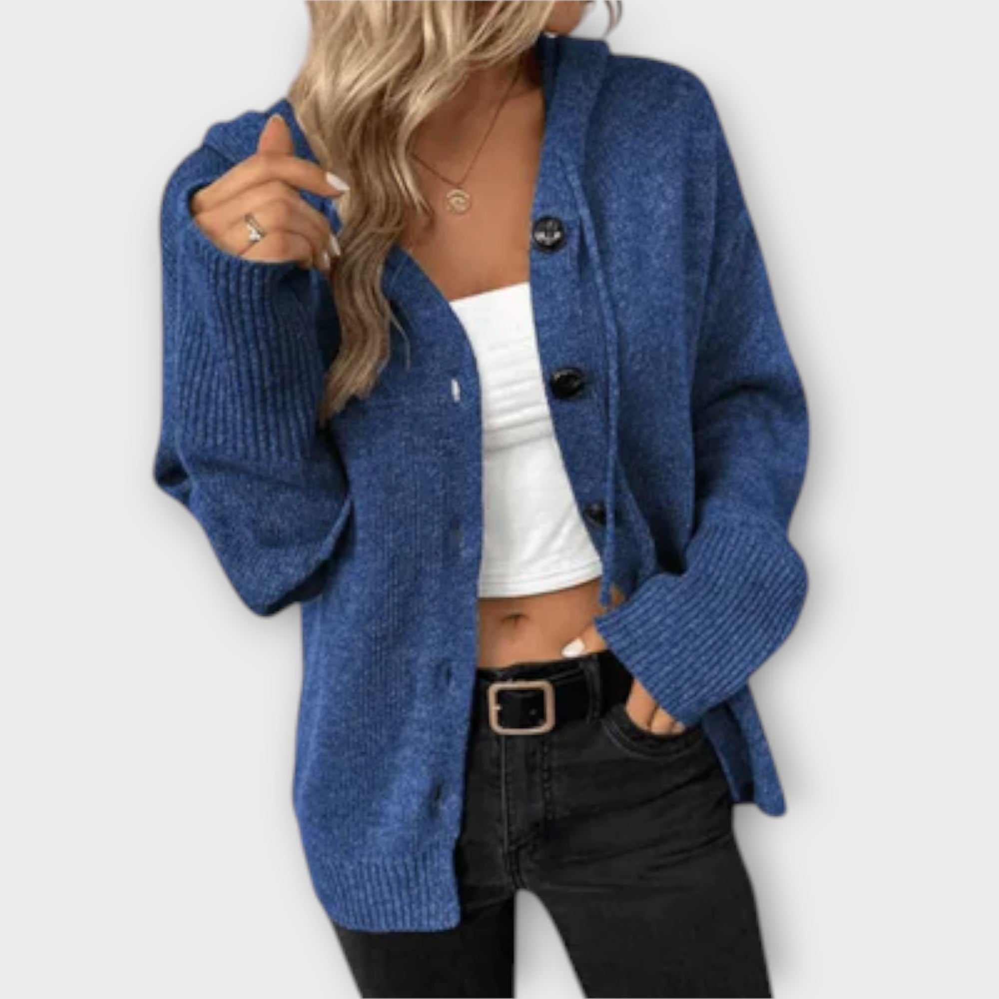 Strickjacke mit Knöpfen
