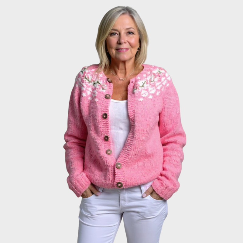 Vivian - Vintage Isländische Strickjacke Nora Zurich