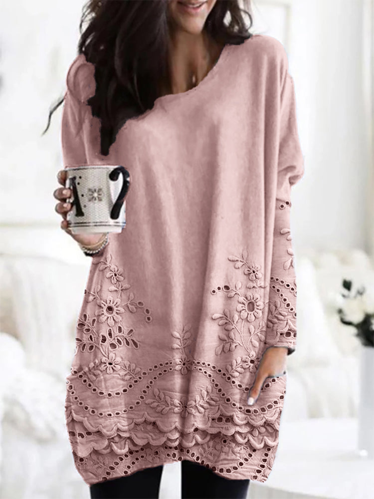 Clarissa™ - Bedruckter Gemütlicher Pullover