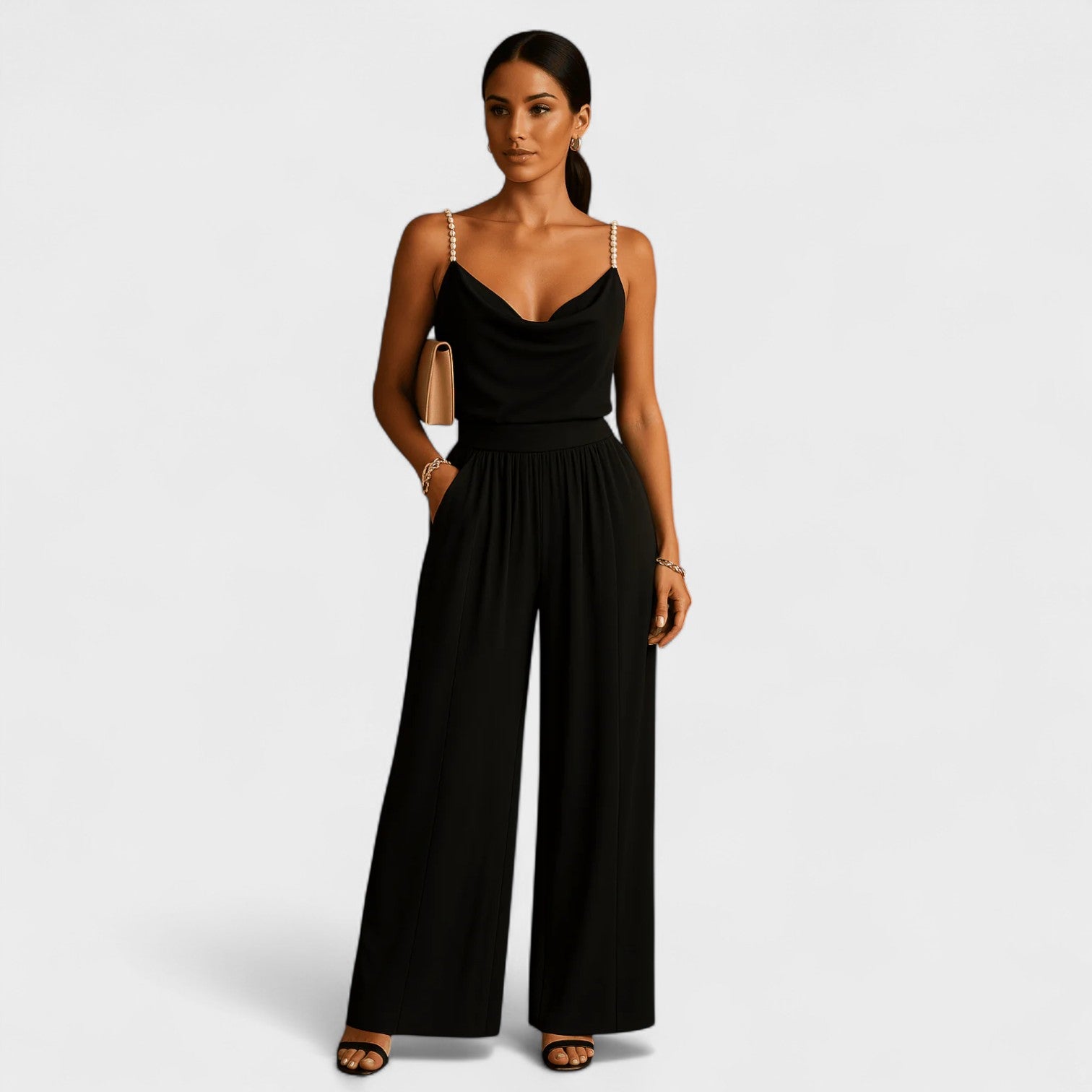 Lydia – Eleganter Jumpsuit mit raffinierten Details