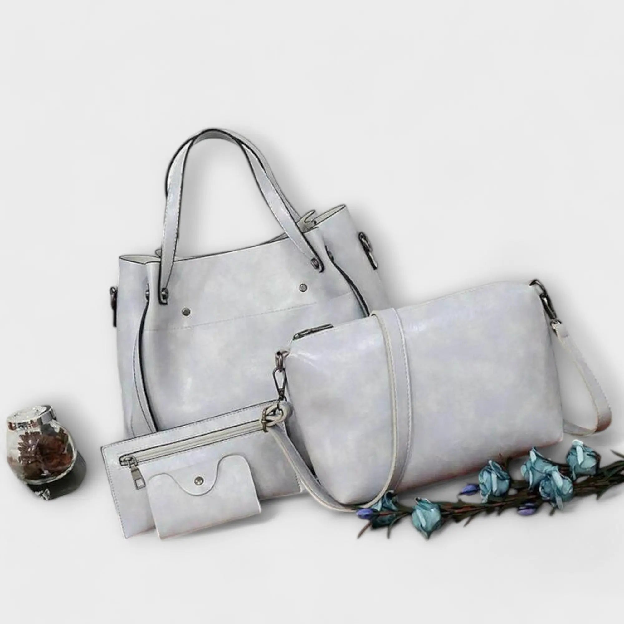 Nora. - 4-teiliges Vintage-Taschen-Set Nora Zurich