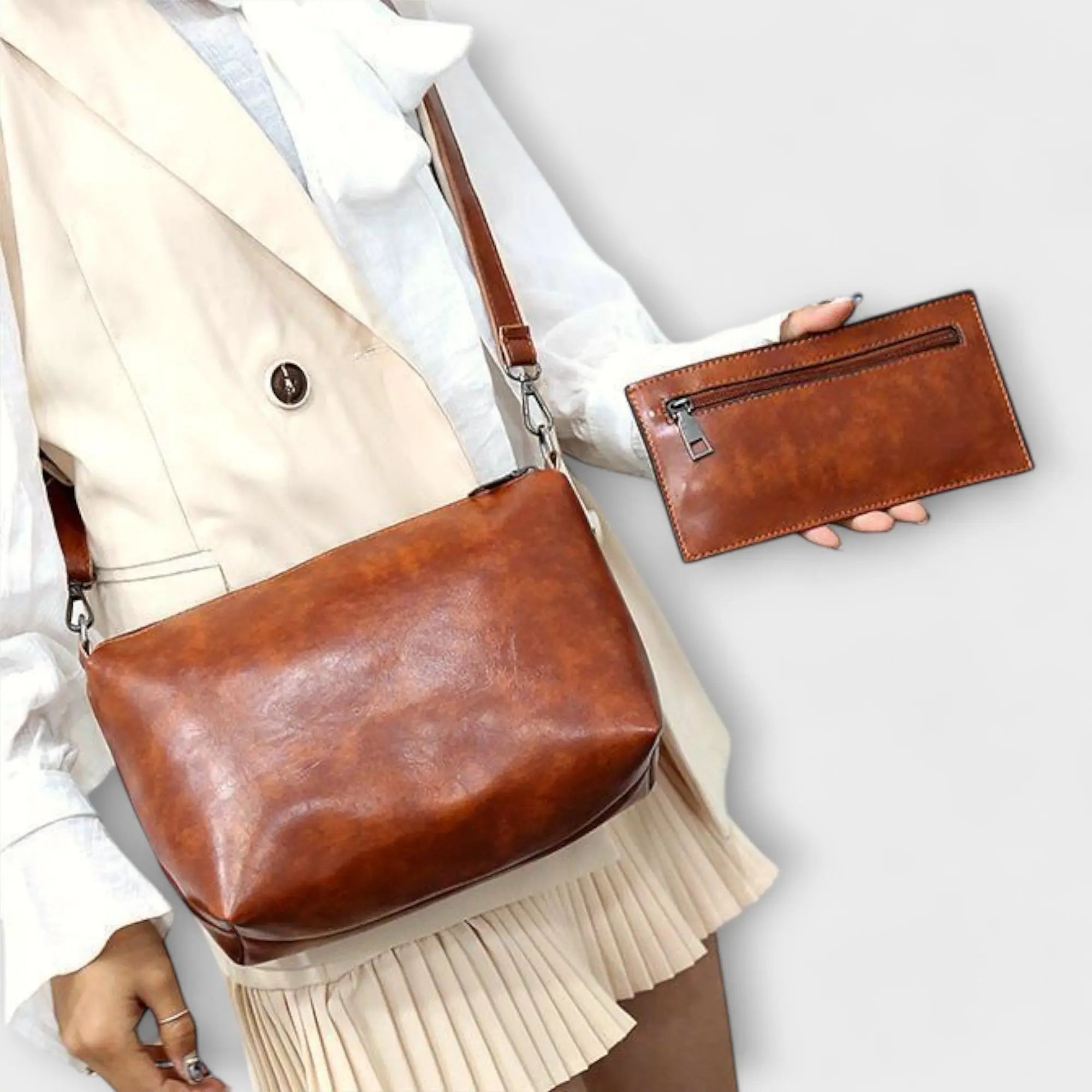 Nora. - 4-teiliges Vintage-Taschen-Set Nora Zurich