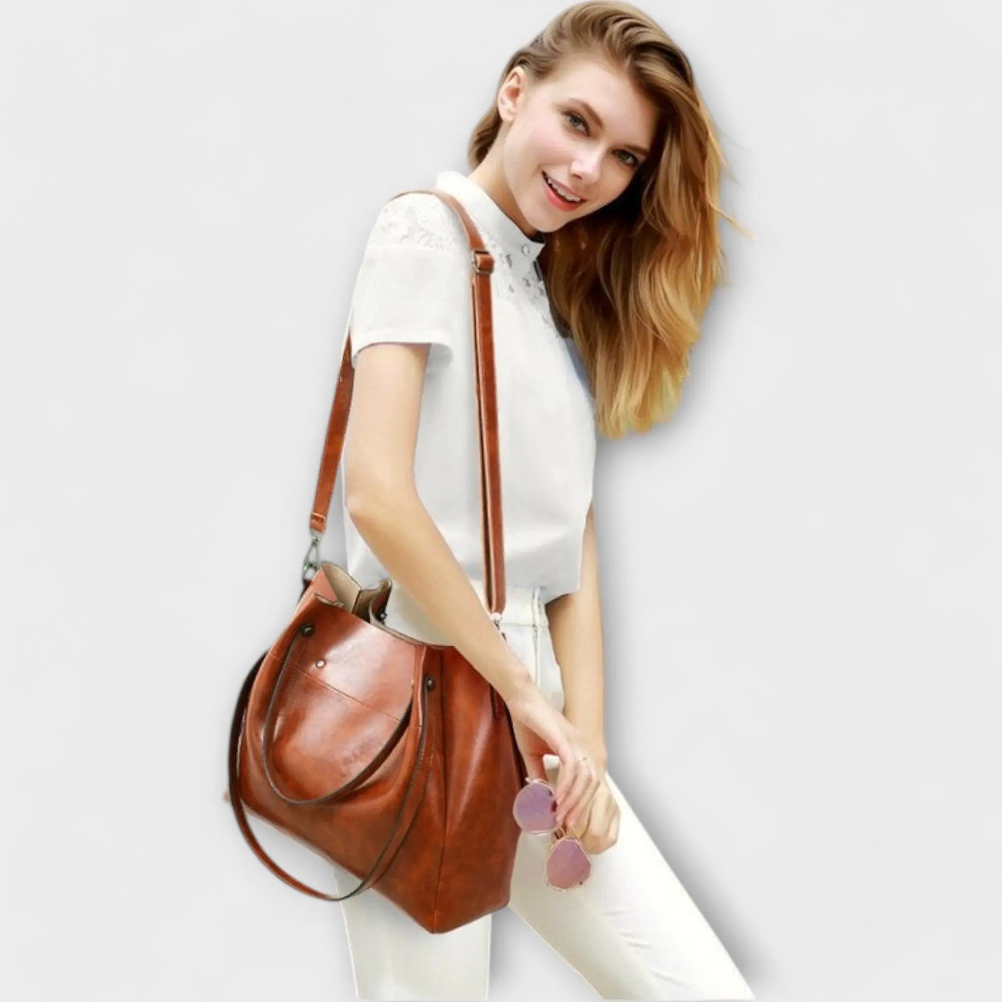 Nora. - 4-teiliges Vintage-Taschen-Set Nora Zurich