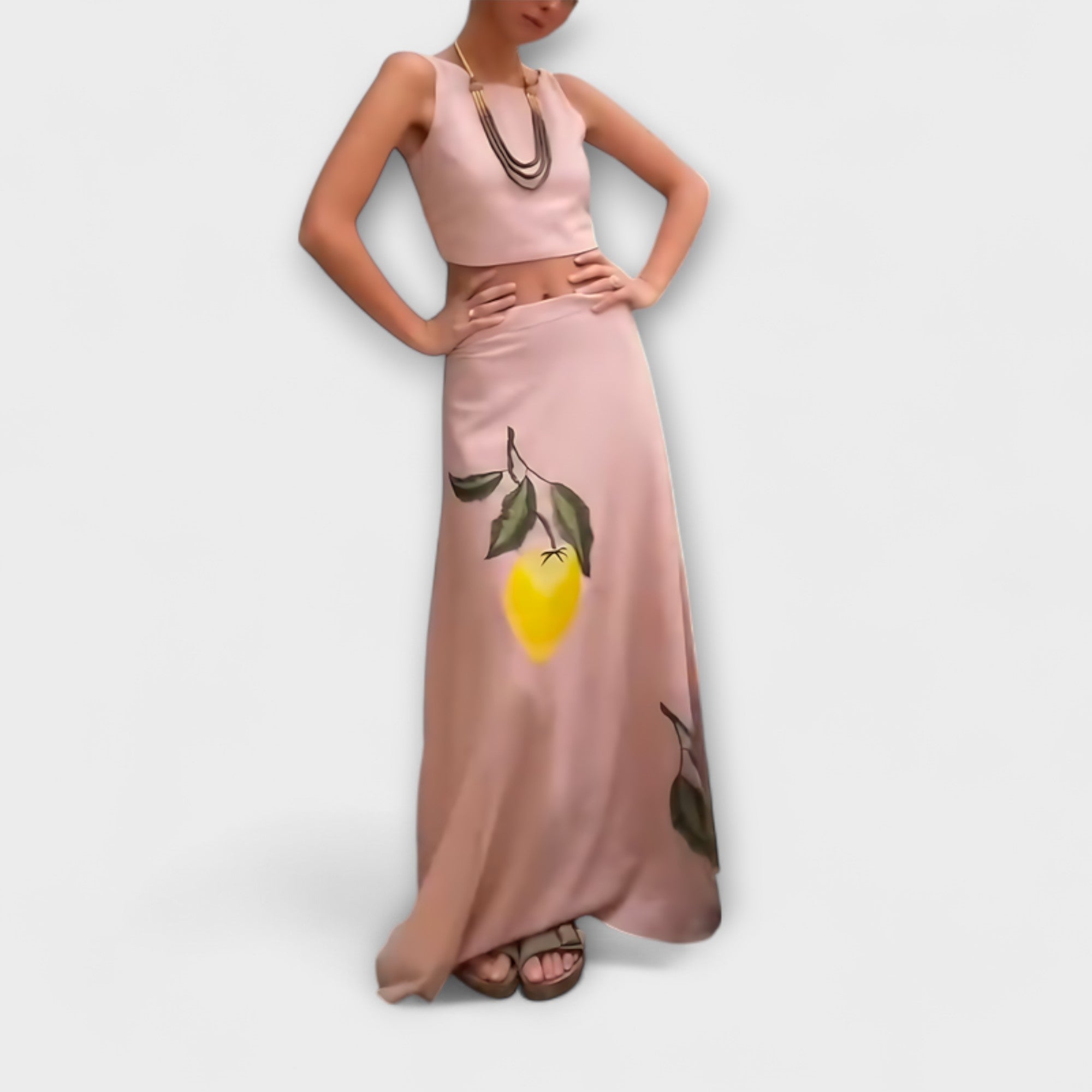 Cosima - Amalfi Print Midi-Rock Nora Zurich
