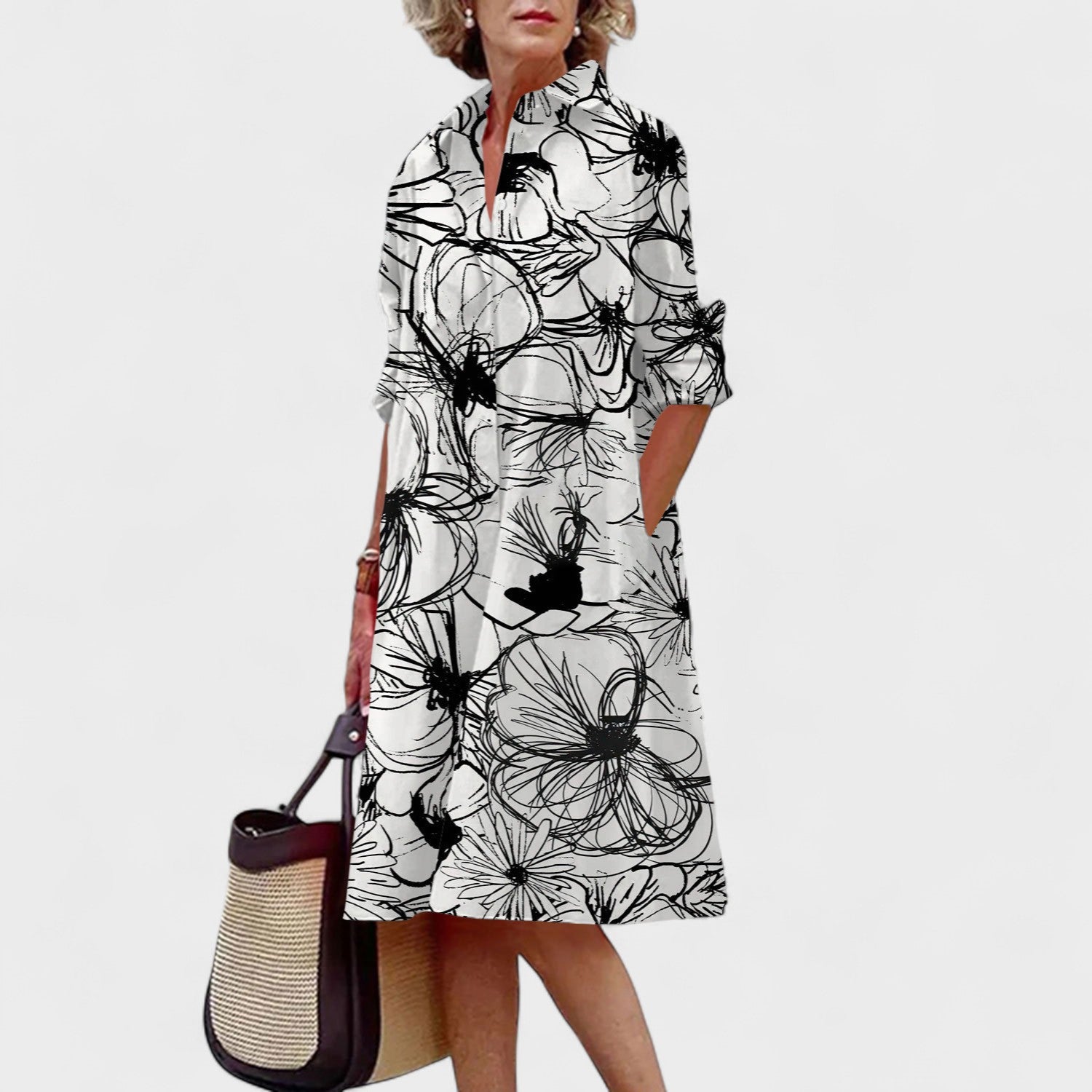 Zarela – Elegantes Blumenkleid