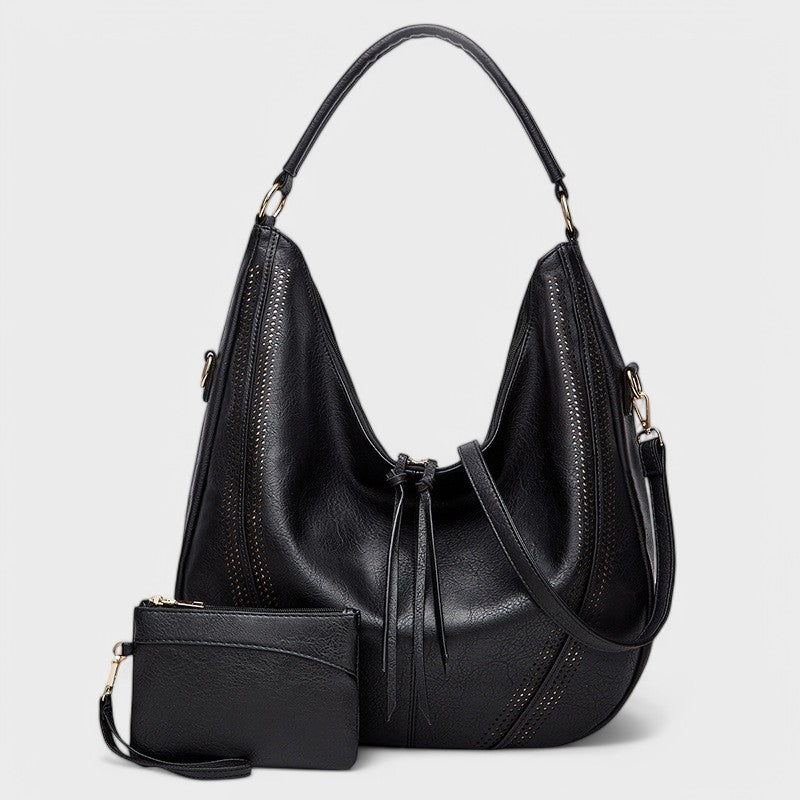 Nora. - Bohemian Hobo-Tasche mit Geldbörse