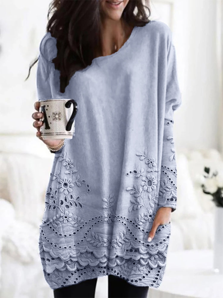 Clarissa™ - Bedruckter Gemütlicher Pullover