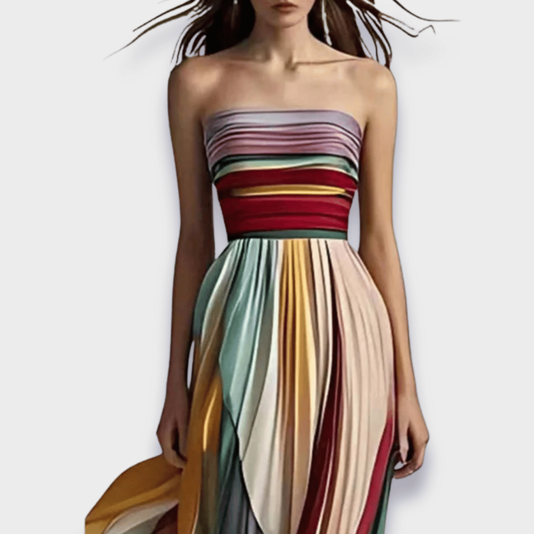 Gesine - Langarmkleid aus hochwertigem Stoff