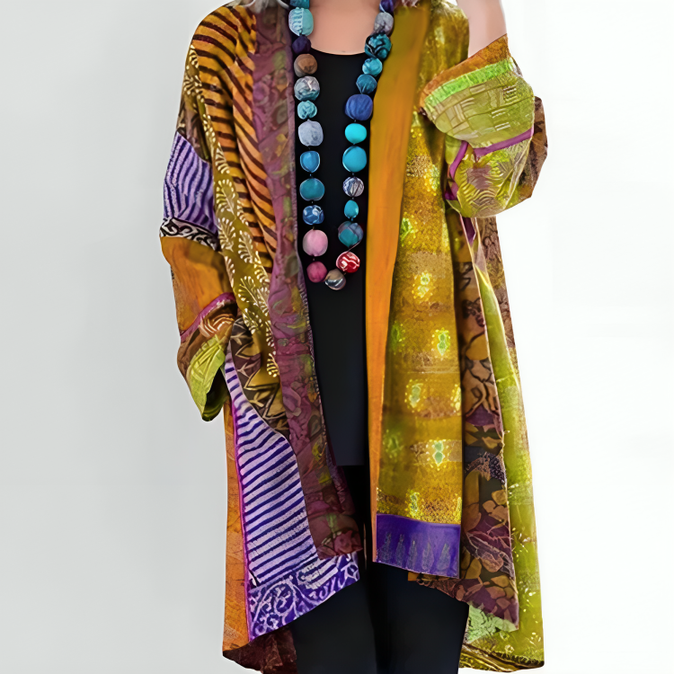 Maya – Vibrant Kimono Jacket Nora Zurich