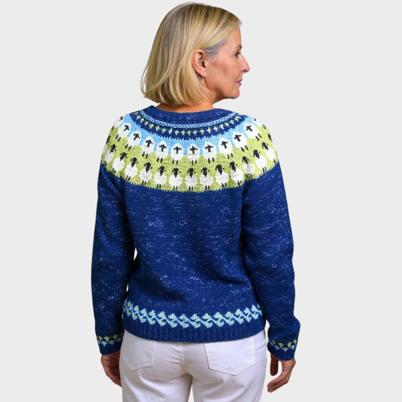 Sophie - Vintage Isländische Strickjacke Nora Zurich