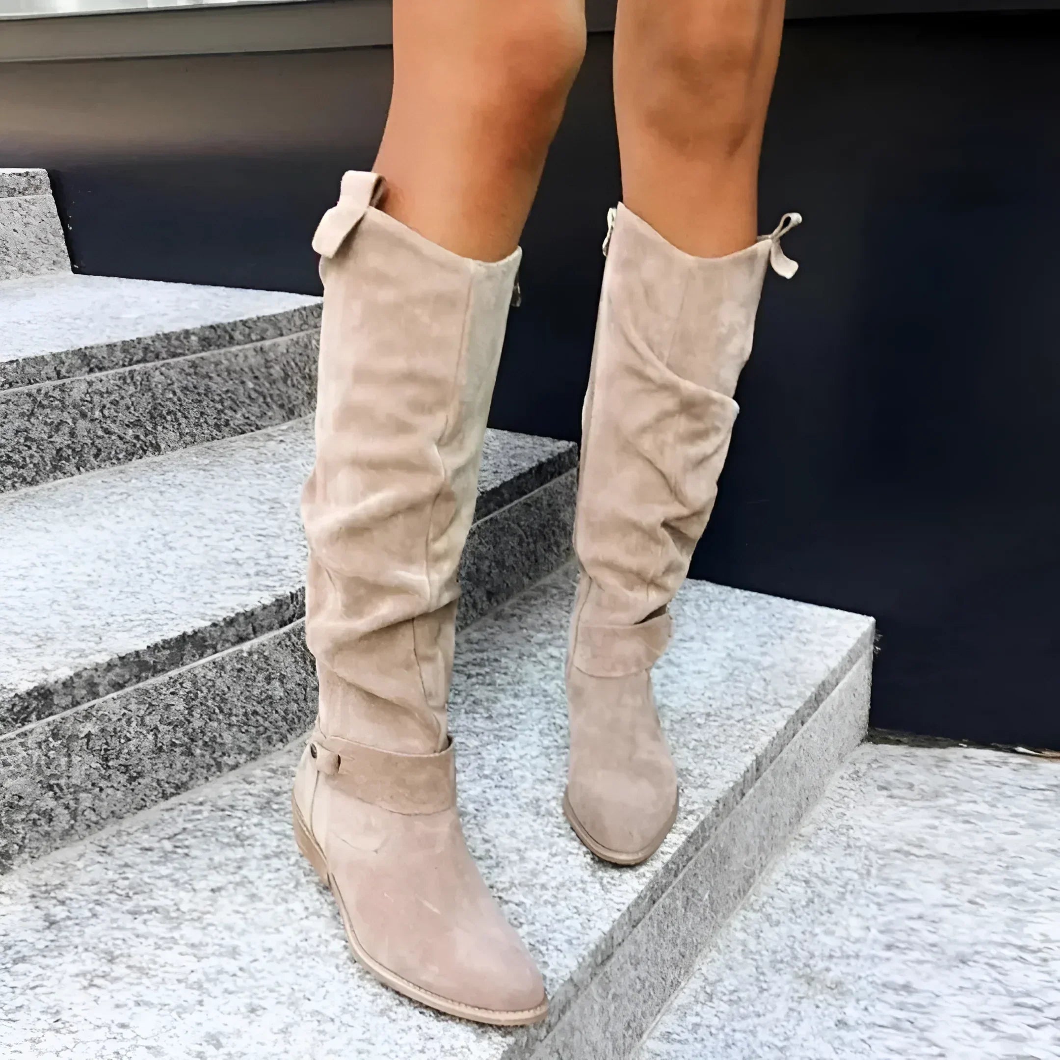 Anna - Elegante Damenkniehohe Stiefel