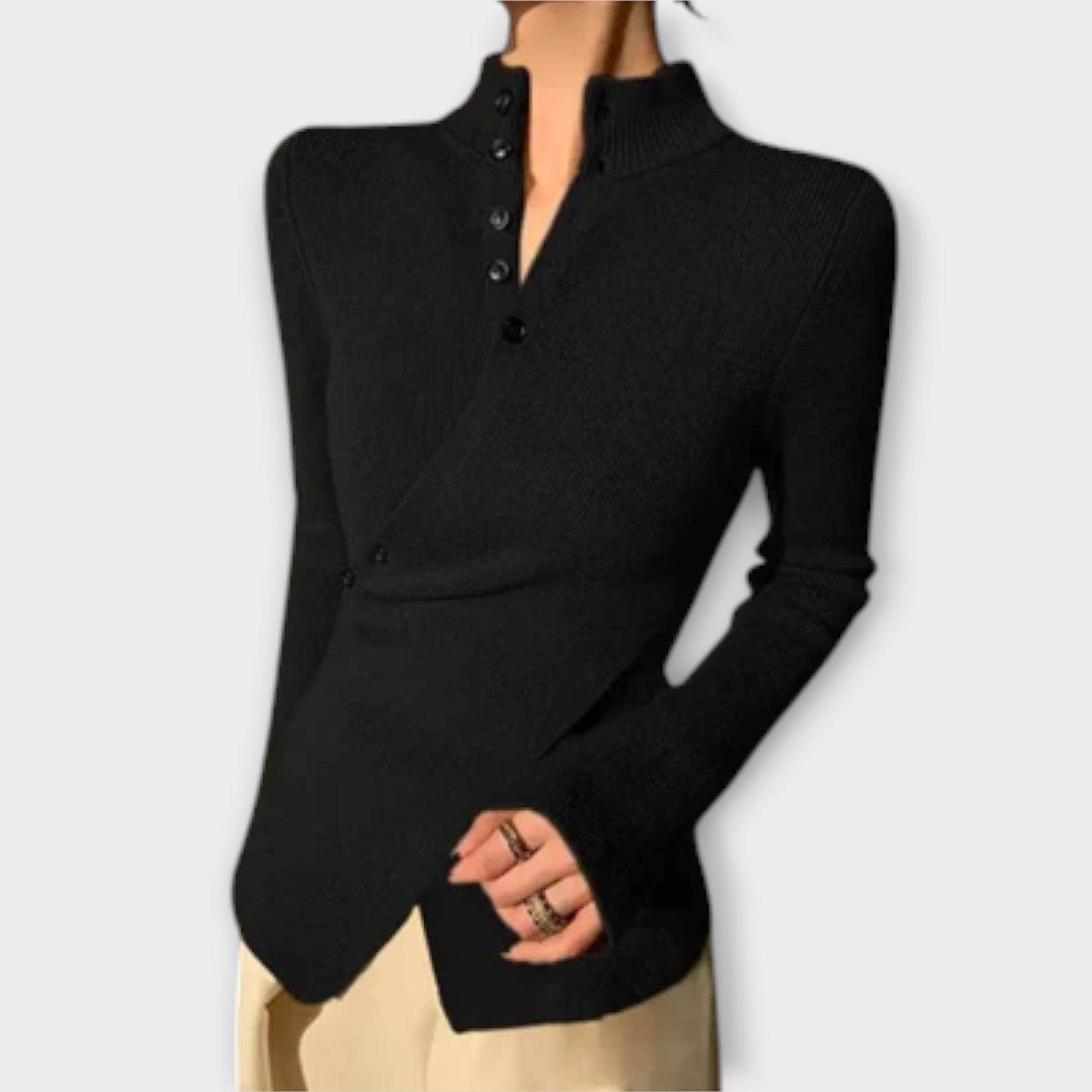 Michiko – Stilvoller Slim Fit Strickpullover Nora Zurich