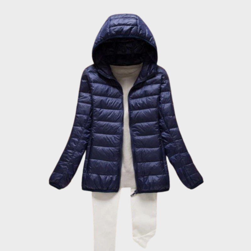 Berit – Klassische Daunenjacke mit langen Ärmeln