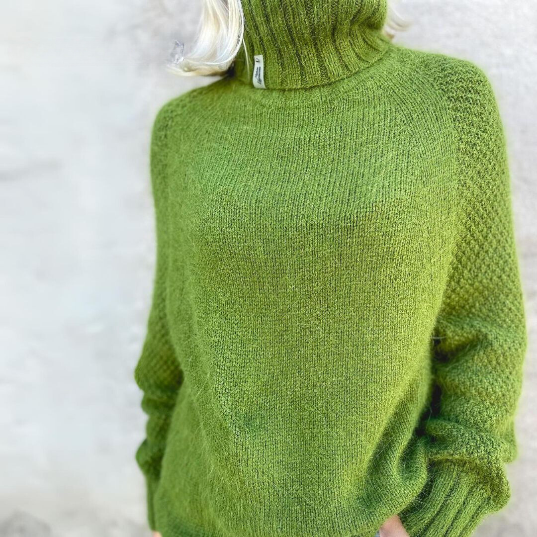 Angela - Eleganter Hochkragenpullover