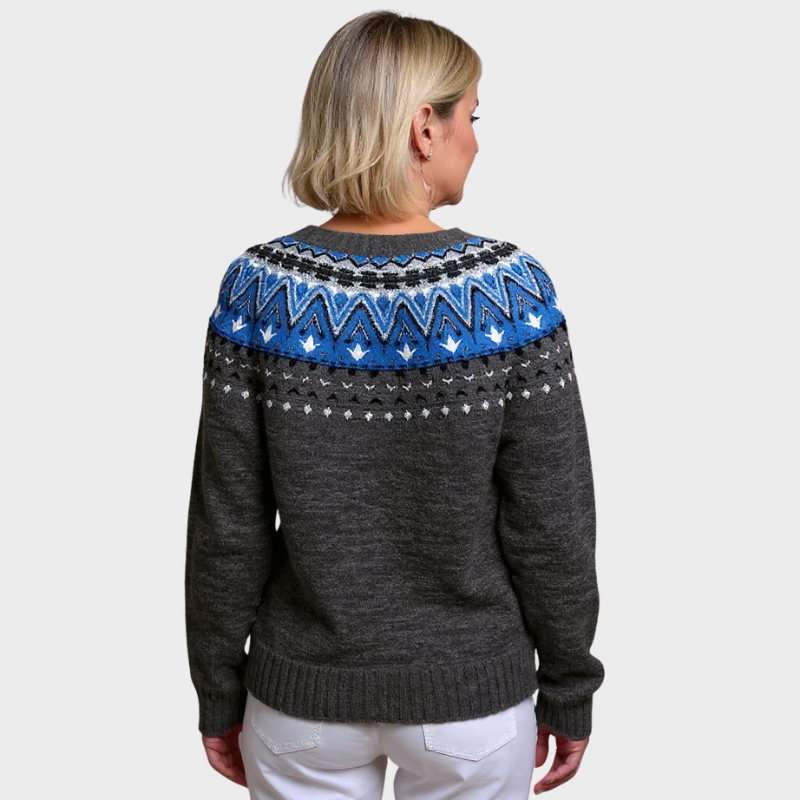 Jade - Vintage Isländische Strickjacke Nora Zurich