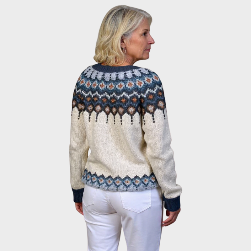 Kylie - Vintage Isländische Strickjacke Nora Zurich