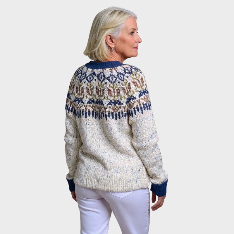 Hailey - Vintage Isländische Strickjacke Nora Zurich
