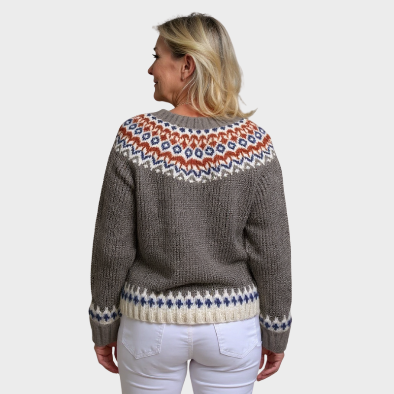 Gabriella - Vintage Isländische Strickjacke Nora Zurich
