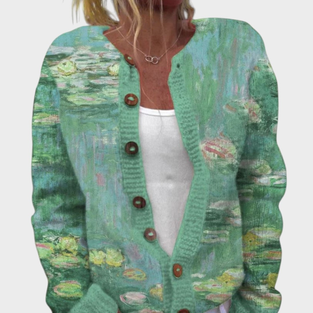 Ana - Herbstblumen Cardigan Nora Zurich