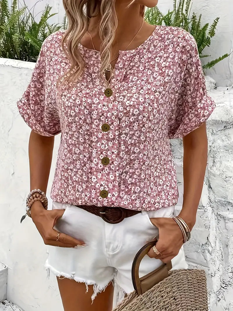 Verna™ - Schicke Bluse mit floralem Druck