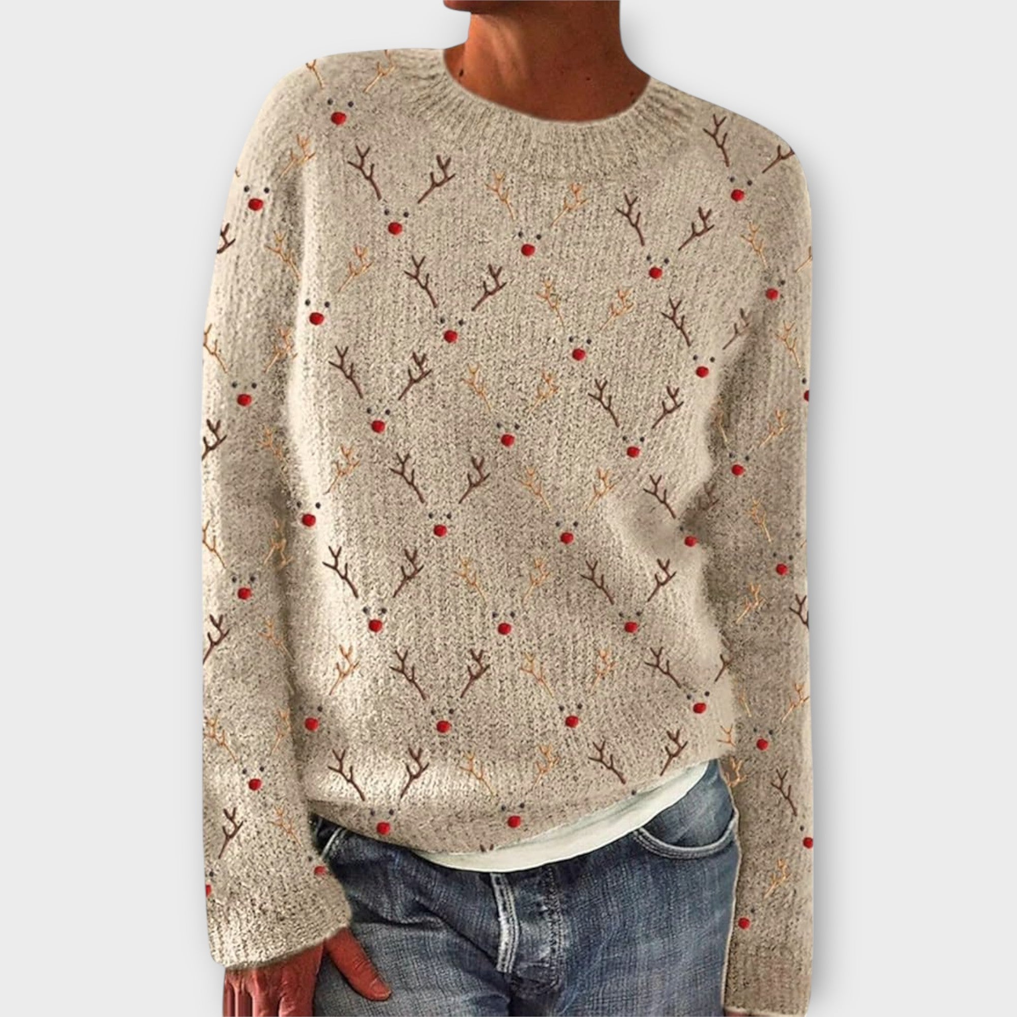 Gemütlicher Weihnachts-Pullover
