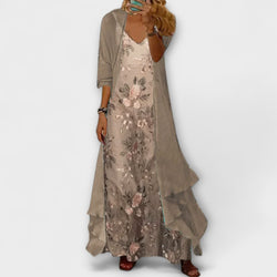 Elva | Gestuftes Blumenkleid