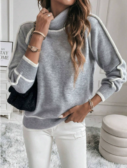 Aurora - Lässiger Rollkragenpullover
