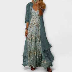 Elva | Gestuftes Blumenkleid