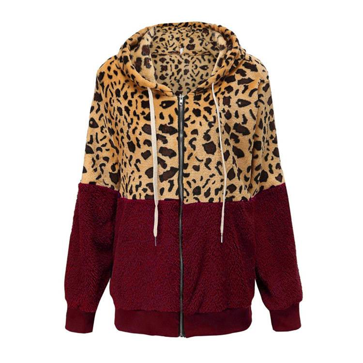 Lea - Fleece-Hoodie im Leo-Design Nora Zurich