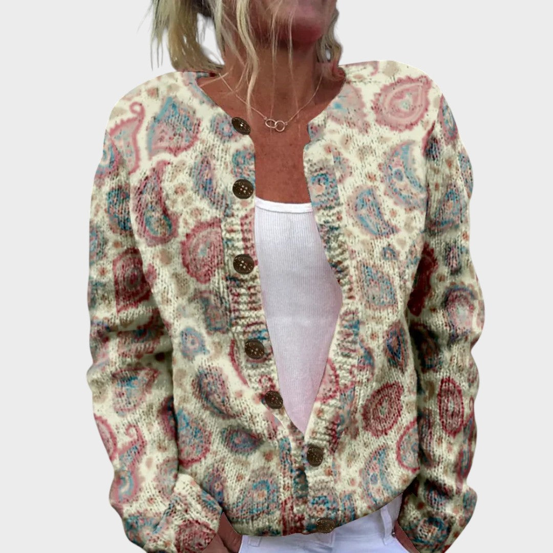 Lara - Herbst Floral Cardigan Nora Zurich