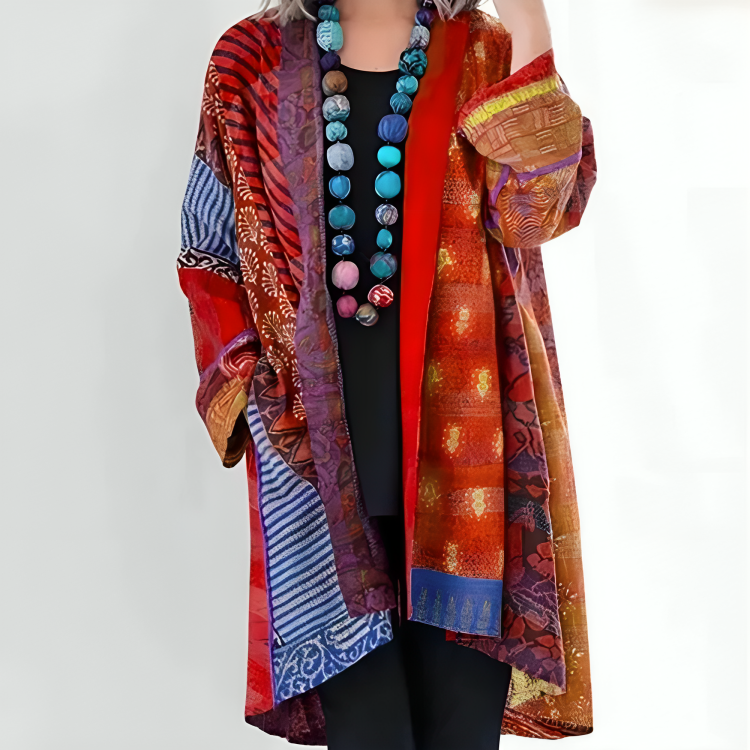 Maya – Vibrant Kimono Jacket Nora Zurich