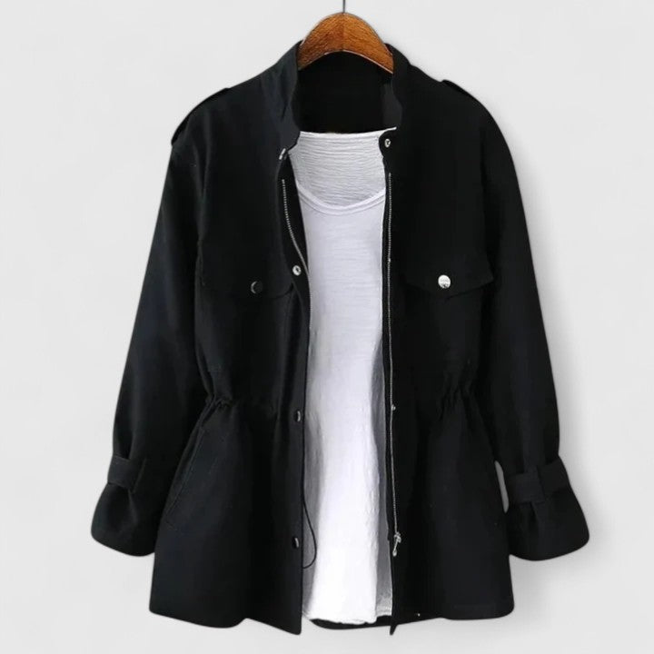 Freya – Jacke mit Reißverschluss und Taillenzug