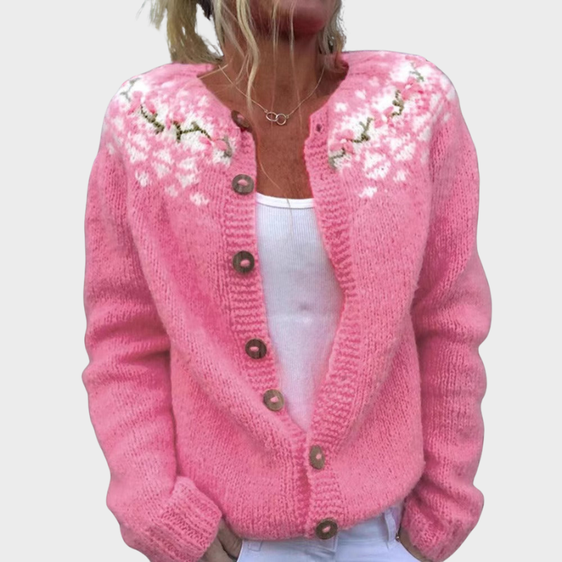 Vivian - Vintage Isländische Strickjacke Nora Zurich