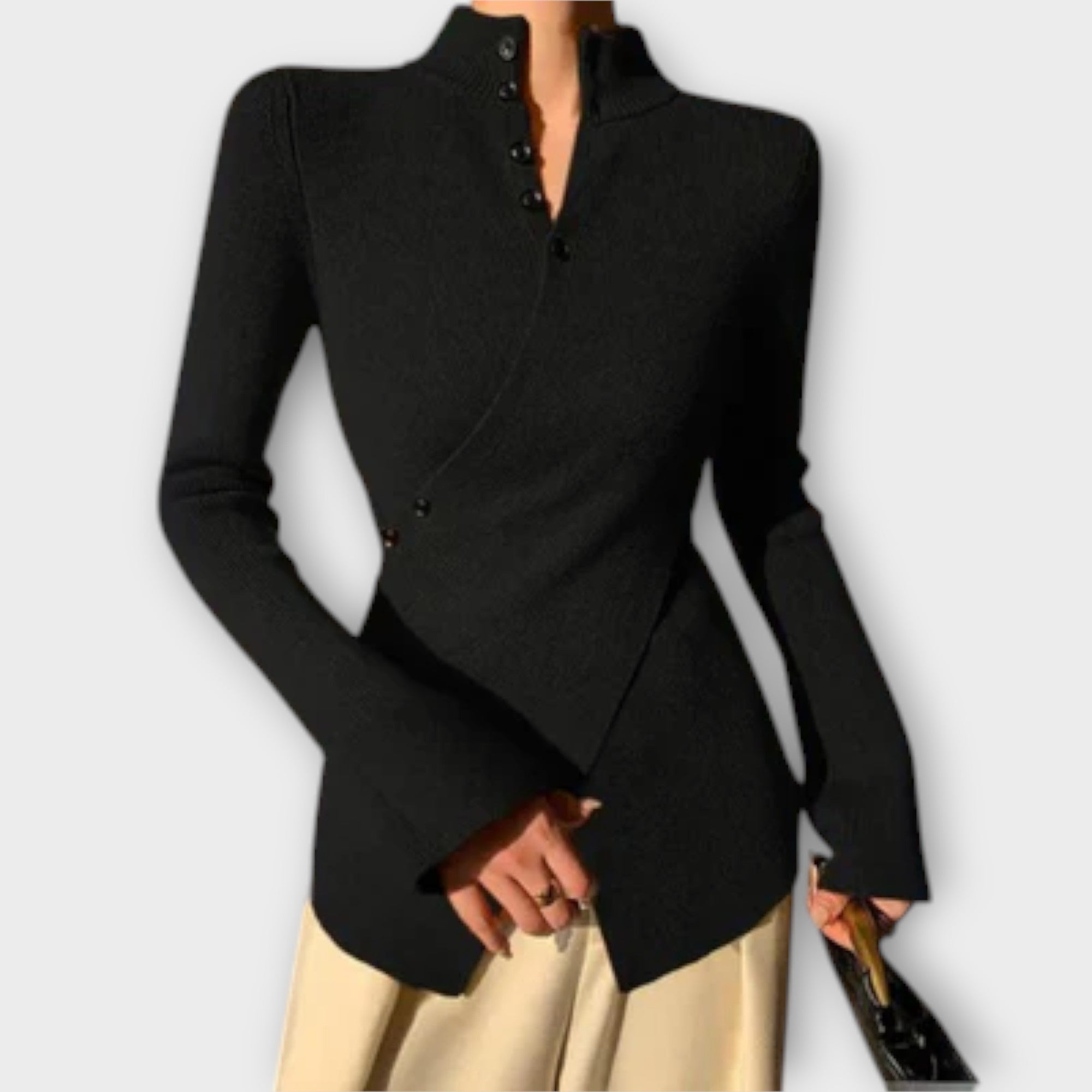 Michiko – Stilvoller Slim Fit Strickpullover Nora Zurich