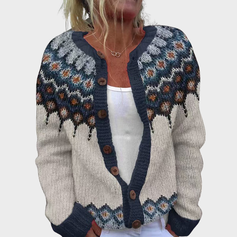 Kylie - Vintage Isländische Strickjacke Nora Zurich